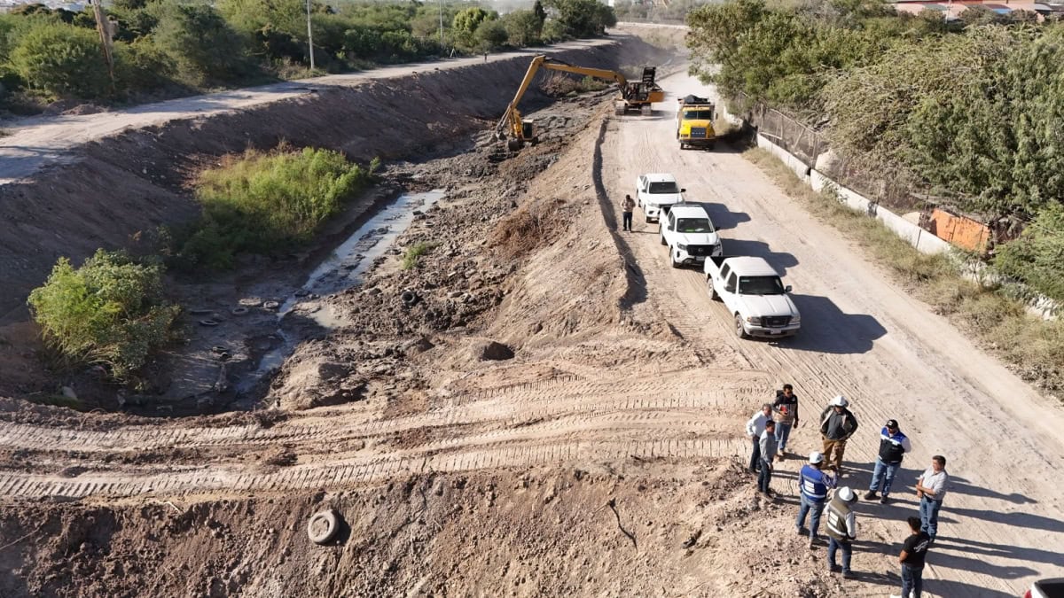 Obras hidráulicas avanzan para garantizar abasto de agua en Tamaulipas