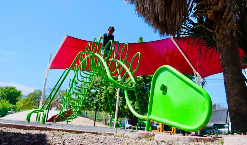 Reinaugura Sebien Parque de Bienestar en sector Pajaritos