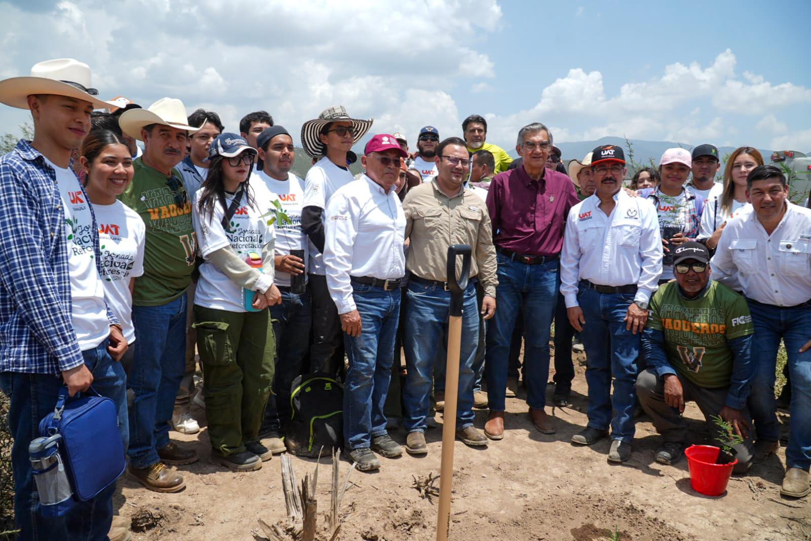 Se suma Universidad Autónoma de Tamaulipas a la Jornada Nacional de Reforestación 2026 En Tamaulipas