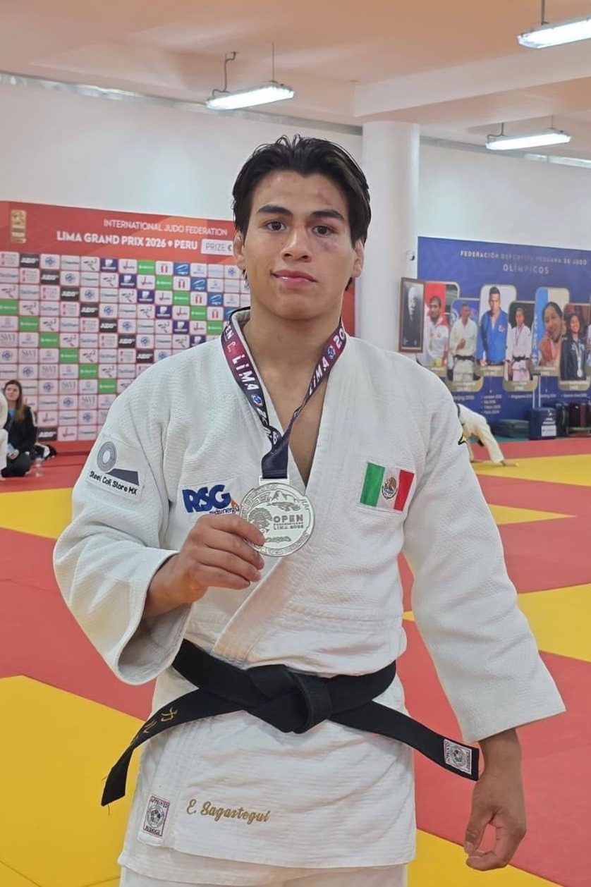 Lalo Sagastegui, deportista de la Universidad Autónoma de Tamaulipas, gana plata en Panamericano de Judo