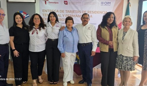 Tamaulipas y OIM impulsan atención y certeza para personas migrantes